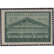 Argentina 543 1954 Centenario de la Bolsa de Comercio MNH
