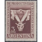 Argentina 553 1955 Congreso Nacional de Productividad y Bienestar Social MNH