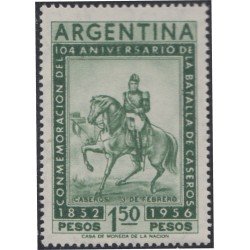 Argentina 558 1956 104 Años de la Batalla de Monte-Caseros MNH Argentina 558 1956 104 Años de la Batalla de Monte-Caseros MNH