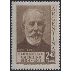 Argentina 572 1956 45 Años de la Muerte del antropólogo Florentino Ameghino MNH Argentina 572 1956 45 Años de la Muerte del antropólogo Florentino Ameghino MNH