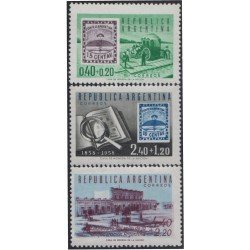 Argentina 582/84 1958 Centenario del sello argentino y Exp. filatélica Int. MNH