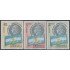 Argentina 587/89 1958 Instalación del presidente Arturo Frondizi MNH