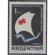 Argentina 601 1959 Campaña de educación Sanitario de la Cruz-Roja MNH