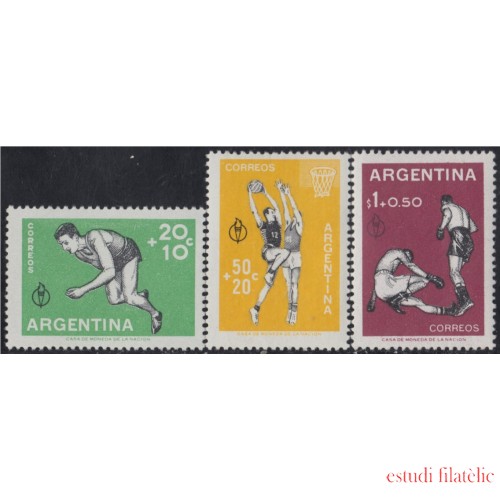 Argentina 607/09 1959 3°Juegos deportivos panamericanos MNH