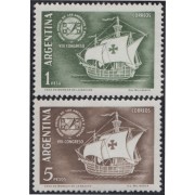 Argentina 626/27 1960  8° Congreso de la Unión Postal entre América-España MNH