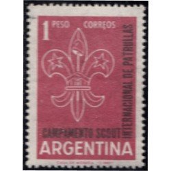 Argentina 633 1961 Scoutismo Internacional MNH