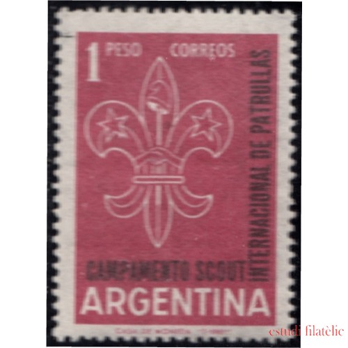 Argentina 633 1961 Scoutismo Internacional MNH