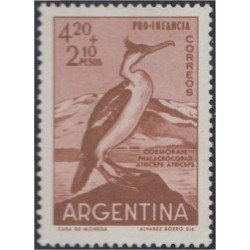 Argentina 636 1961 Sobretasa Pro-infancia Pájaro Bird MNH