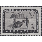 Argentina 646 1961 10 Años de la Base de la Antártida General San Martín MNH