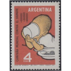 Argentina 668 1963 Campaña Mundial contra el Hambre MNH Argentina 668 1963 Campaña Mundial contra el Hambre MNH