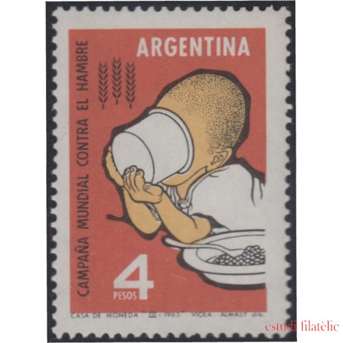 Argentina 668 1963 Campaña Mundial contra el Hambre MNH