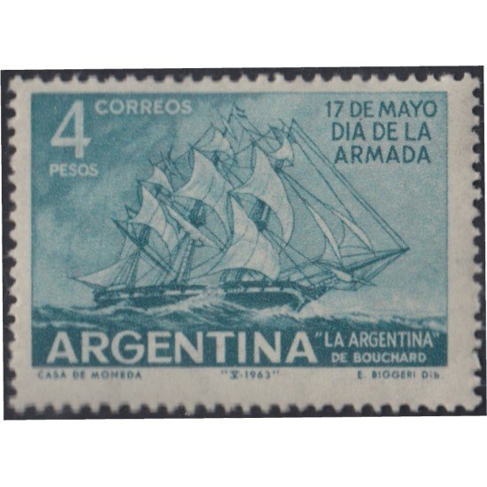 Argentina 669 1963 Día de la Marina MNH Argentina 669 1963 Día de la Marina MNH