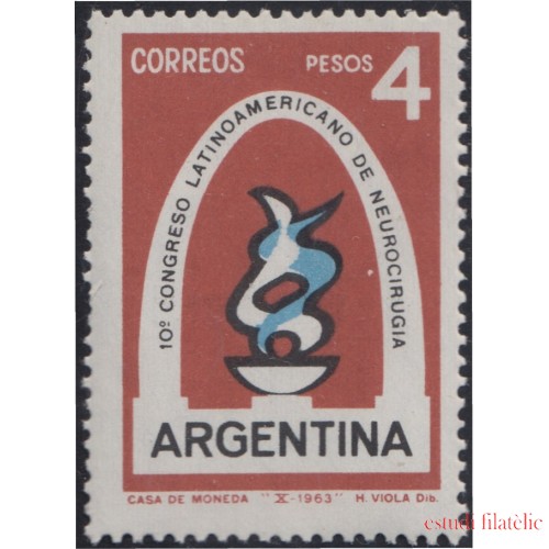 Argentina 676 1963 10° Congreso Latinoamericano de neurocirugía MNH 