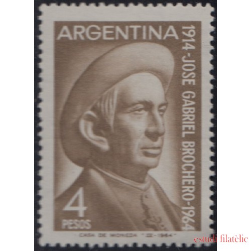 Argentina 686 1964 50 Años de la Muerte de Pedro José Gabriel Pacheco MNH