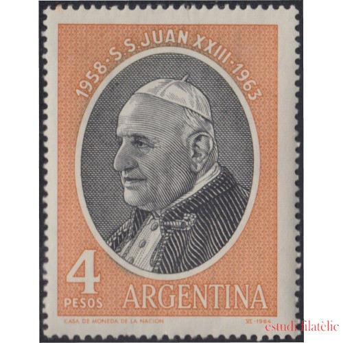 Argentina 688 1964  Papa Juan XXIII MNH