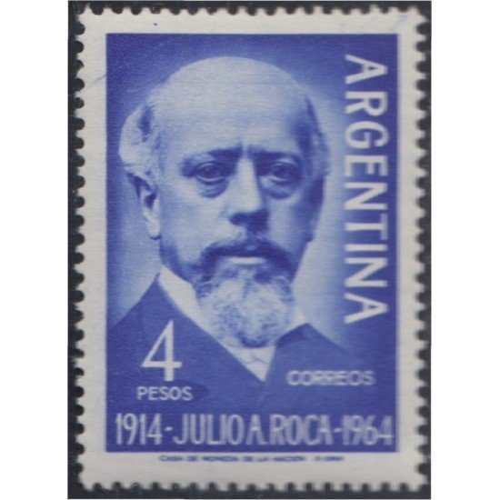 Argentina 697 1964 50 Años de la muerte del general Julio Argentino Roca MNH Argentina 697 1964 50 Años de la muerte del general Julio Argentino Roca MNH
