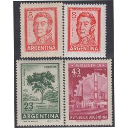 Argentina 705/08 1965 Serie Corriente. Tipos de 1954/62 MNH