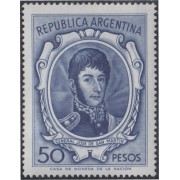 Argentina 720 1965 Serie Corriente. General José de San Martín MNH