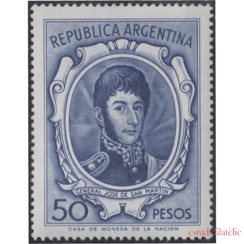 Argentina 720 1965 Serie Corriente. General José de San Martín MNH