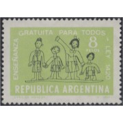 Argentina 722 1965 80 Años de la Ley sobre educación pública MNH