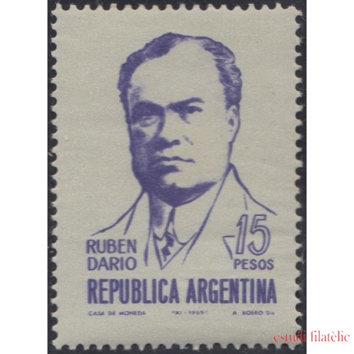 Argentina 723 1965 50 Años de la muerte del Poeta Rubén Darío MNH