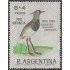 Argentina 729 1966 Sobrecarga Pro Infancia Pájaro Bird MNH