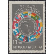Argentina 775 1966 7° Conferencia Interamericana de las Fuerzas Armadas MNH