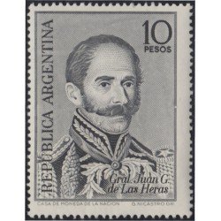 Argentina 778 1966 Centenario de la Muerte del General Juan G. de Las Heras MNH Argentina 778 1966 Centenario de la Muerte del General Juan G. de Las Heras MNH