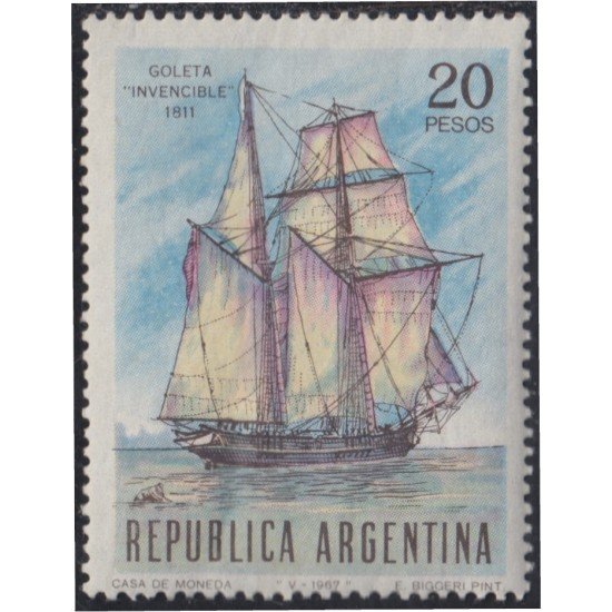 Argentina 793 1967 Día de la Marina MNH Argentina 793 1967 Día de la Marina MNH