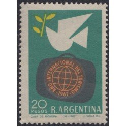 Argentina 794 1967 Año Internacional del turismo MNH Argentina 794 1967 Año Internacional del turismo MNH