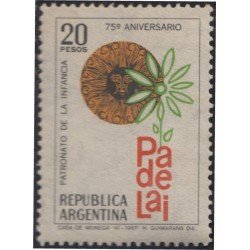Argentina 795 1967 75 Años Protección a la Infancia MNH Argentina 795 1967 75 Años Protección a la Infancia MNH