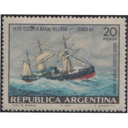 Argentina 801 1967 Exp.Filatélica temática y 95 Años de la Escuela Naval MNH Argentina 801 1967 Exp.Filatélica temática y 95 Años de la Escuela Naval MNH