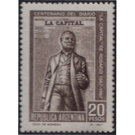 Argentina 802 1967 Centenario del diario Argentina 802 1967 Centenario del diario