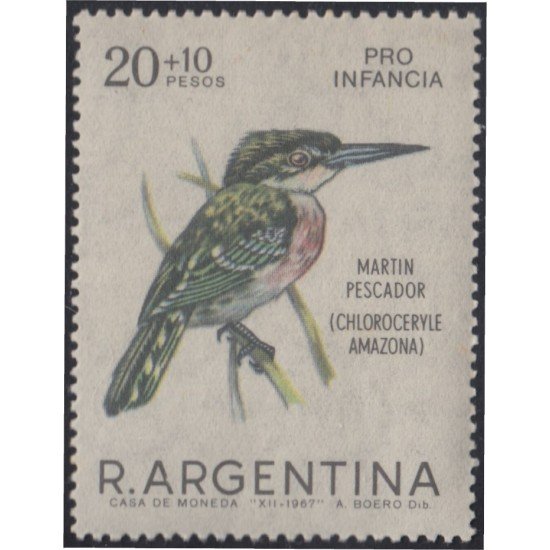 Argentina 804 1968 pájaro bird fauna Sobrecarga Pro Infancia MNH Argentina 804 1968 pájaro bird fauna Sobrecarga Pro Infancia MNH