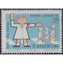 Argentina 815 1968 Seguridad Vial MNH Argentina 815 1968 Seguridad Vial MNH