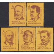 Argentina 840/44 1969 Científicos Argentinos MNH