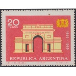 Argentina 848 1969 Centenario de la Escuela Militar MNH Argentina 848 1969 Centenario de la Escuela Militar MNH