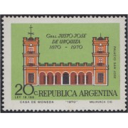 Argentina  865 1970 100 Años de la muerte de Justo-José de Urquiza MNH