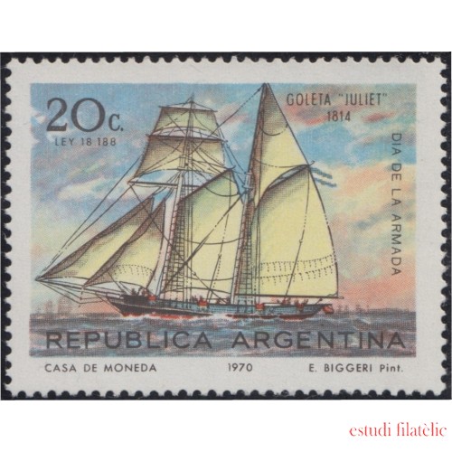 Argentina 871 1970 Día de la Marina MNH