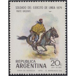 Argentina 873 1970 Día del Ejército MNH Argentina 873 1970 Día del Ejército MNH