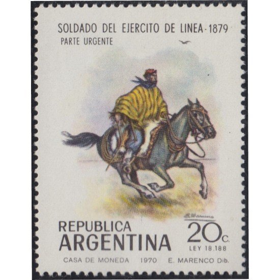 Argentina 873 1970 Día del Ejército MNH Argentina 873 1970 Día del Ejército MNH