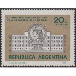 Argentina 876 1970 25 Años de la Casa de la Moneda MNH Argentina 876 1970 25 Años de la Casa de la Moneda MNH