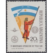 Argentina 880 1970 5º Aniversario de la operación Polo Sur MNH