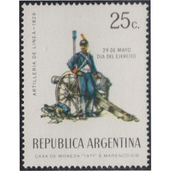 Argentina 897 1971 Día del Ejército MNH Argentina 897 1971 Día del Ejército MNH