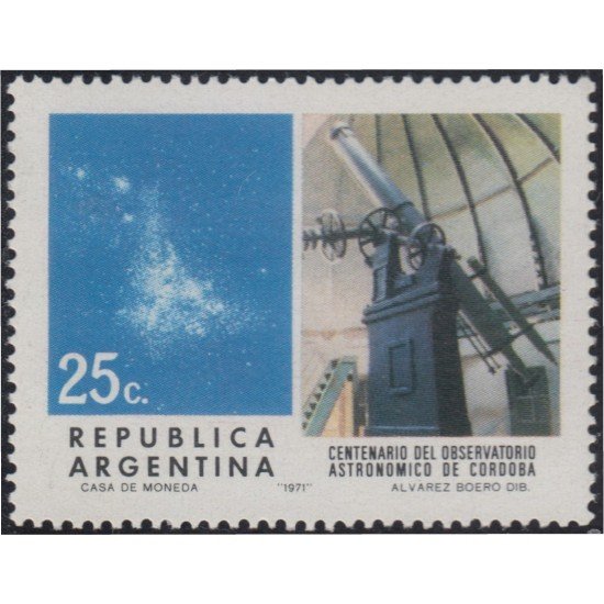 Argentina 907 1971 Centenario del Observatorio Astronomico de Cordoba MNH Argentina 907 1971 Centenario del Observatorio Astronomico de Cordoba MNH