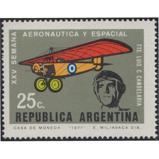 Argentina 908 1971 XXV Semana Aeronáutica y Espacial MNH Argentina 908 1971 XXV Semana Aeronáutica y Espacial MNH