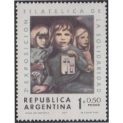Argentina 910 1971 II Exposición Filatélica de la Solidaridad MNH