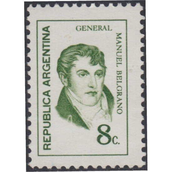 Argentina 911a Série Corriente: General Manuel Belgrano MNH Argentina 911a Série Corriente: General Manuel Belgrano MNH