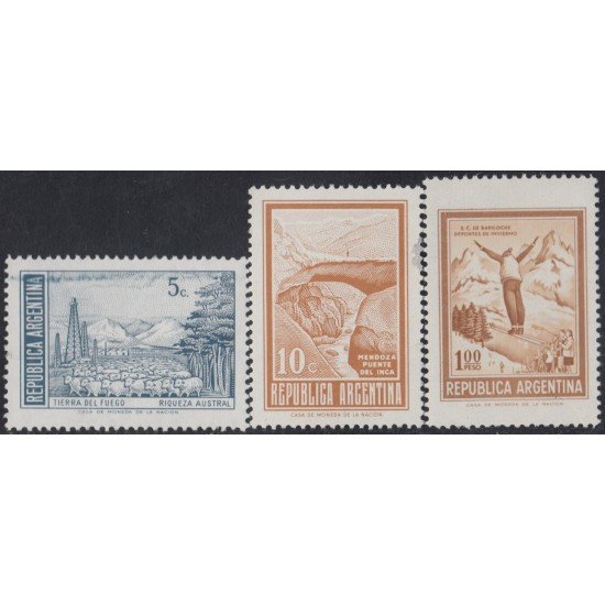 Argentina 912/914 197 Serie Corriente Inscripción República Argentina MNH Argentina 912/914 197 Serie Corriente Inscripción República Argentina MNH