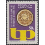 Argentina 938 1973 150 Años del Banco de la provincia de Buenos Aires MNH